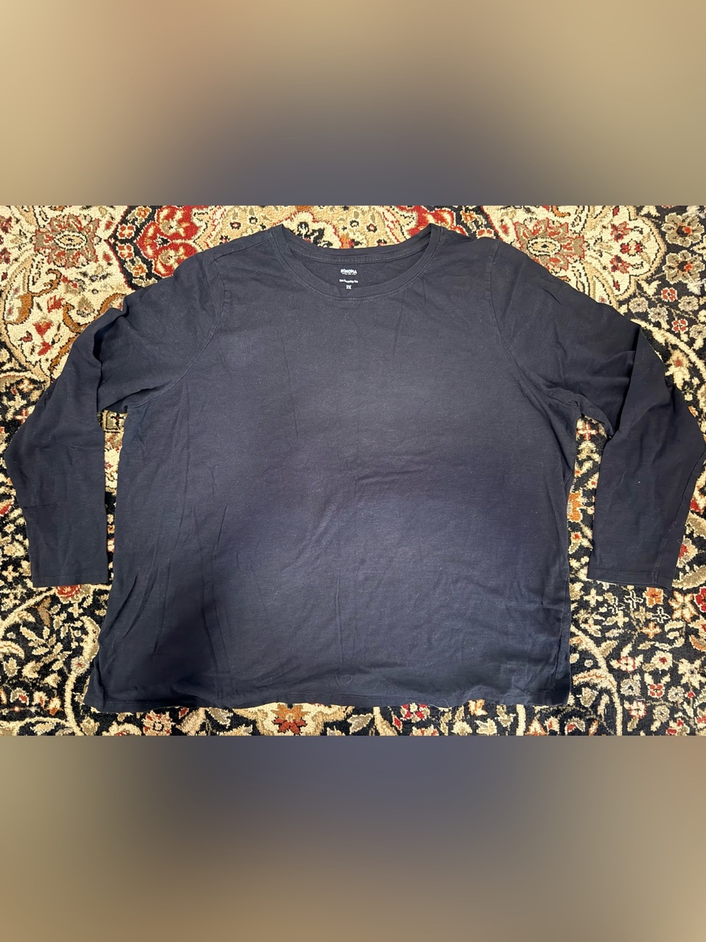2x Sonoma women’s Long Sleeve Crew Neck Tee - Black